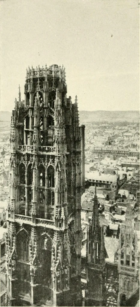 An illustration from Cathedrals and cloisters of the Isle de France, 1910, leaf 51