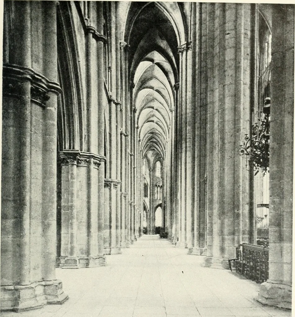 An illustration from Cathedrals and cloisters of the Isle de France, 1910, leaf 52