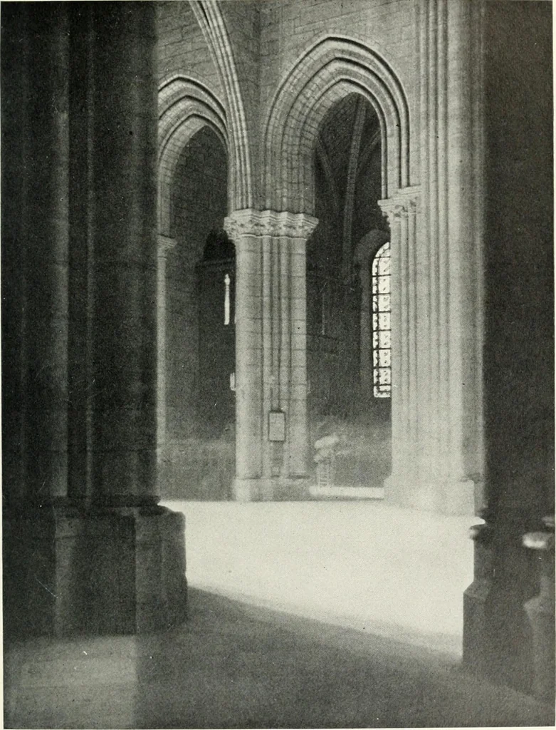 An illustration from Cathedrals and cloisters of the Isle de France, 1910, leaf 58