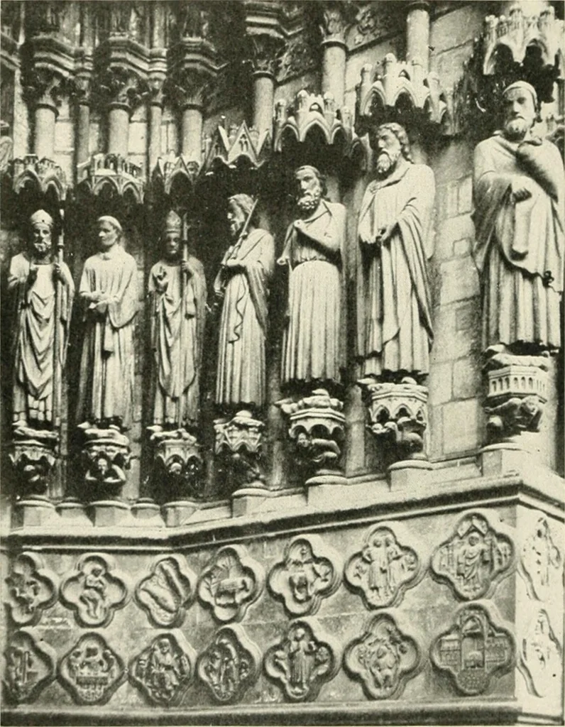 An illustration from Cathedrals and cloisters of the Isle de France, 1910, leaf 67