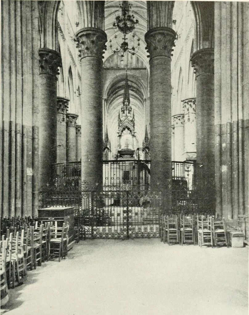 An illustration from Cathedrals and cloisters of the Isle de France, 1910, leaf 72