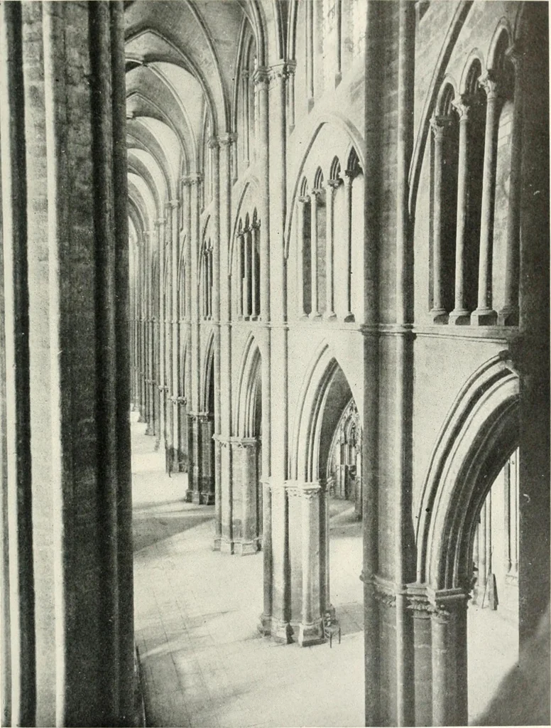 An illustration from Cathedrals and cloisters of the Isle de France, 1910, leaf 76