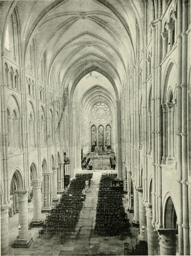 An illustration from Cathedrals and cloisters of the Isle de France, 1910, leaf 83