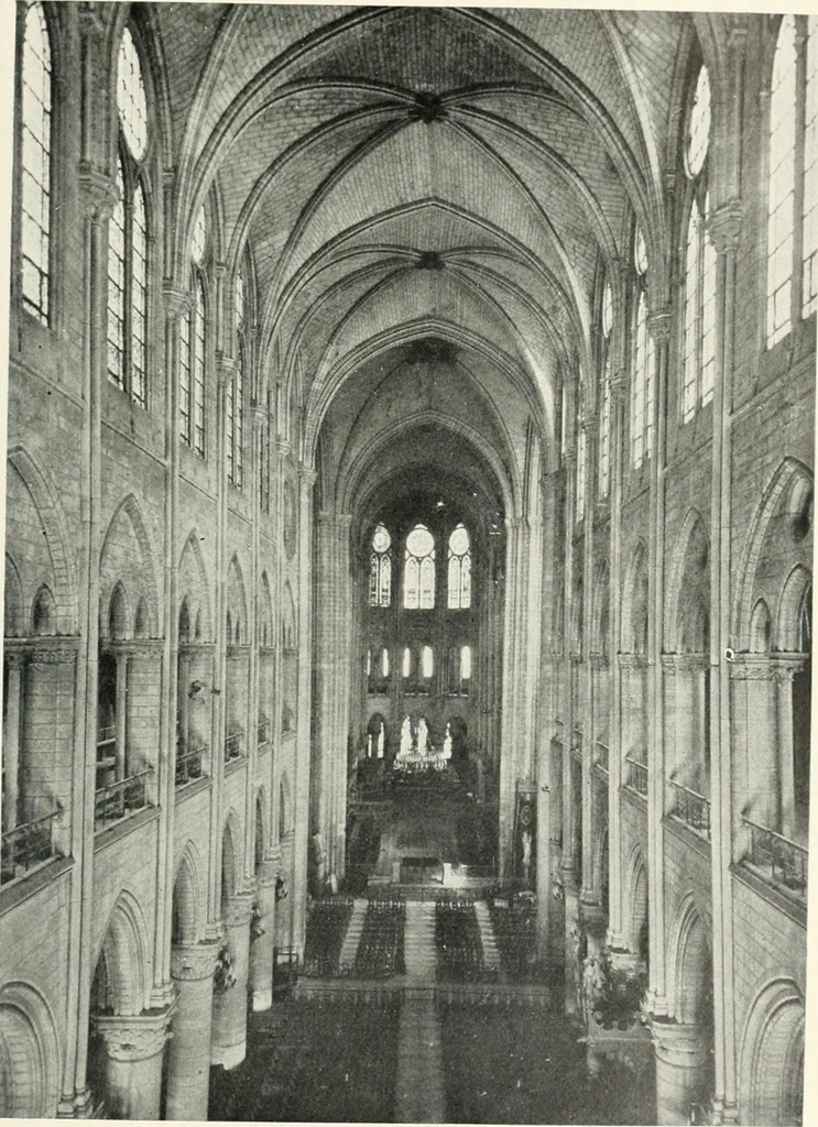 An illustration from Cathedrals and cloisters of the Isle de France, 1910, leaf 84