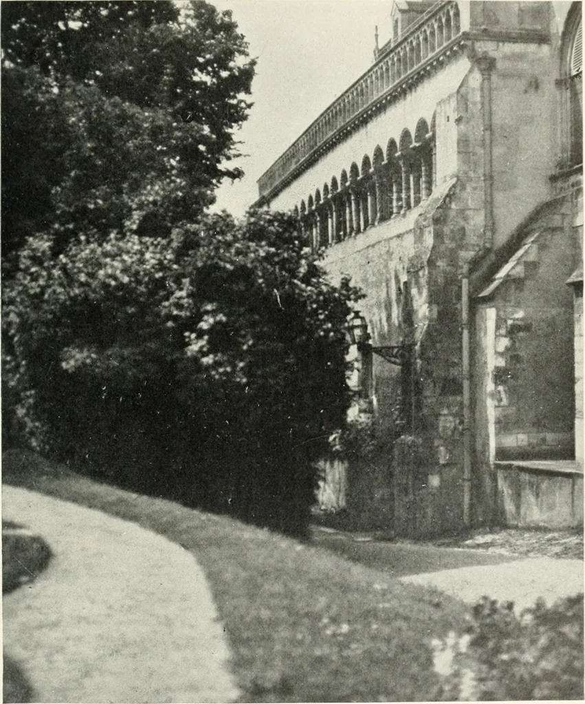 An illustration from Cathedrals and cloisters of the Isle de France, 1910, leaf 88