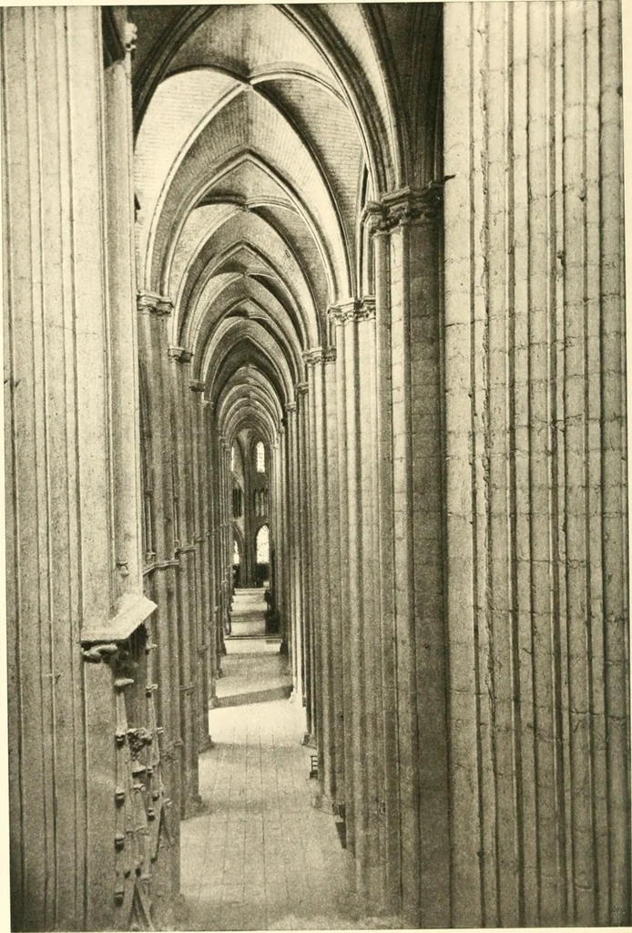 An illustration from Cathedrals and cloisters of the Isle de France, 1910, leaf 9