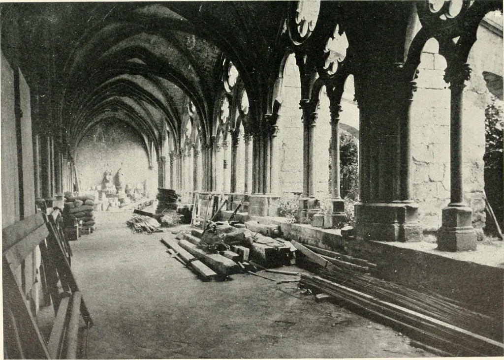 An illustration from Cathedrals and cloisters of the Isle de France, 1910, leaf 94