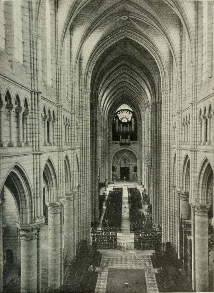An illustration from Cathedrals and cloisters of the Isle de France, 1910, leaf 104