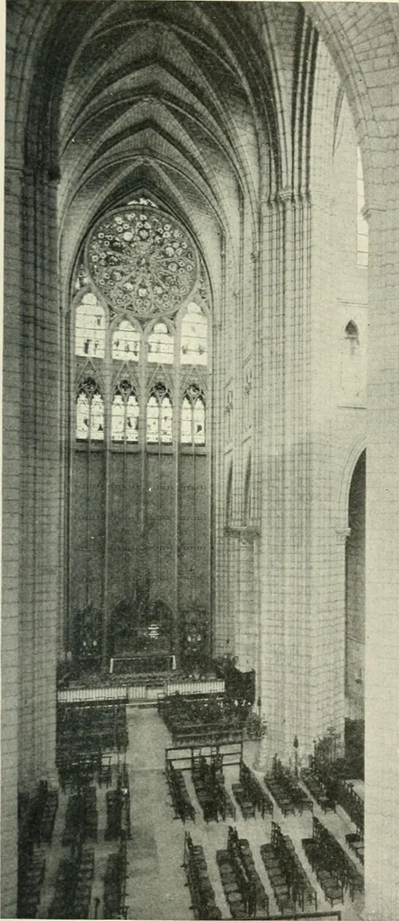 An illustration from Cathedrals and cloisters of the Isle de France, 1910, leaf 108