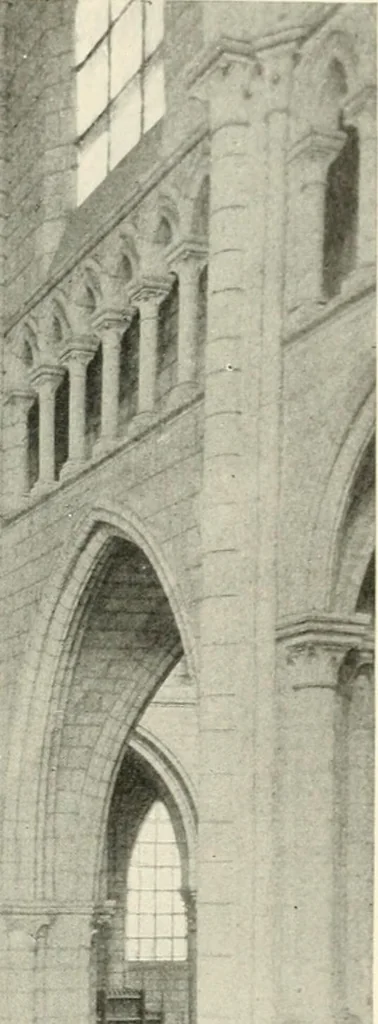 An illustration from Cathedrals and cloisters of the Isle de France, 1910, leaf 108