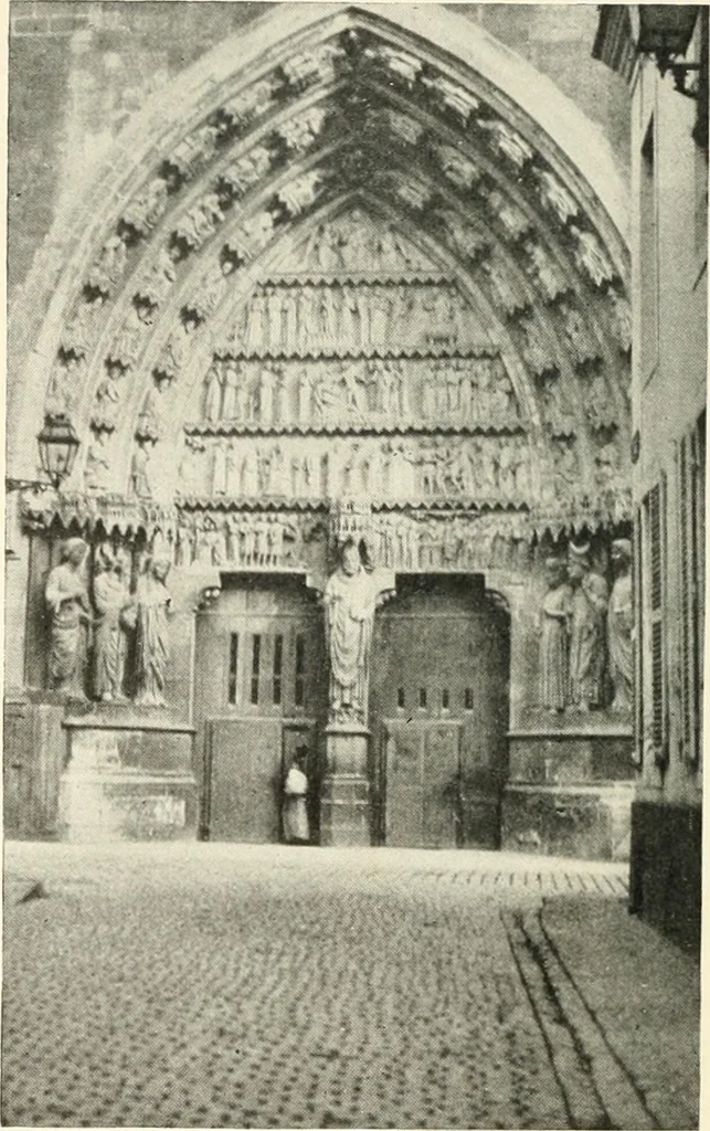 An illustration from Cathedrals and cloisters of the Isle de France, 1910, leaf 127
