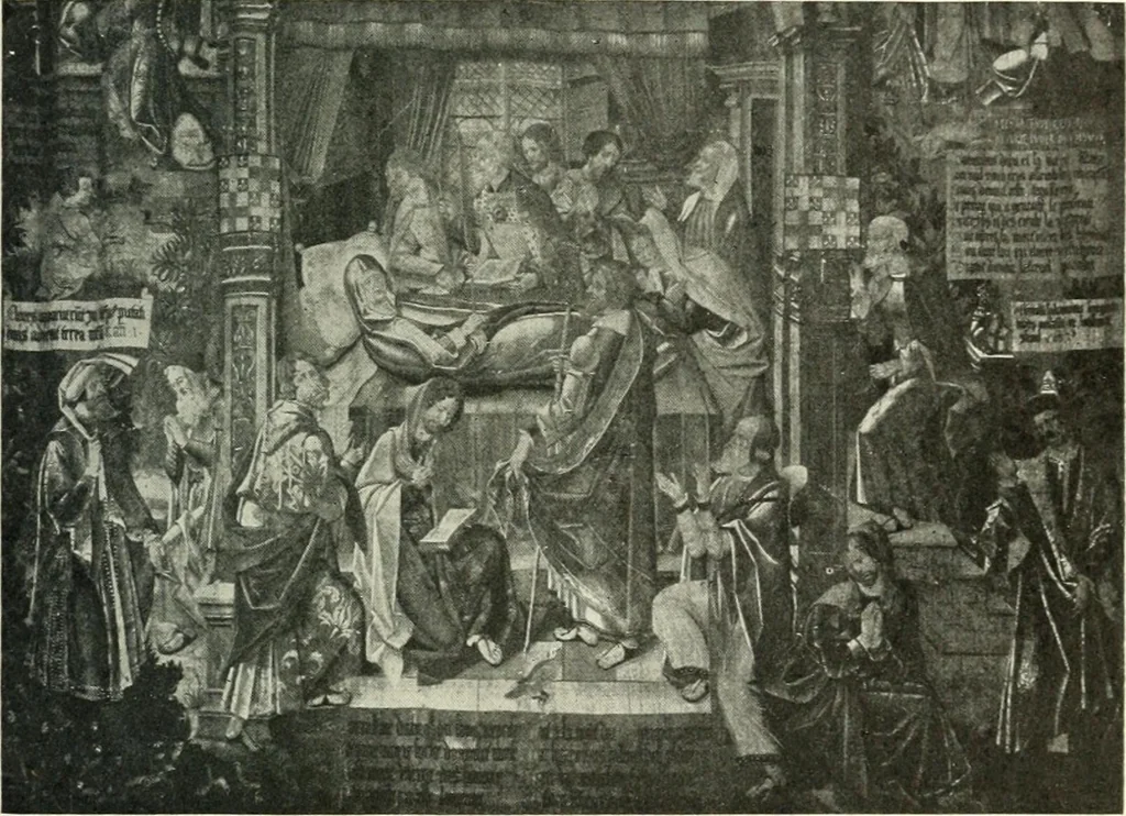 An illustration from Cathedrals and cloisters of the Isle de France, 1910, leaf 132