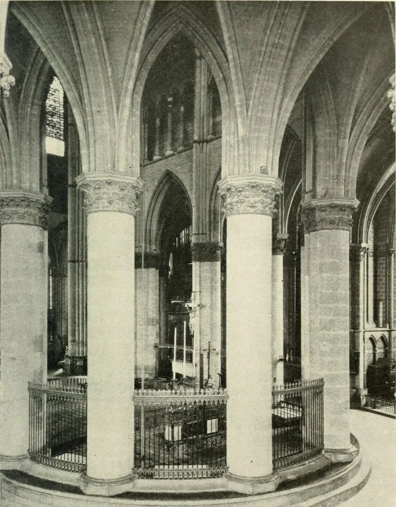 An illustration from Cathedrals and cloisters of the Isle de France, 1910, leaf 134