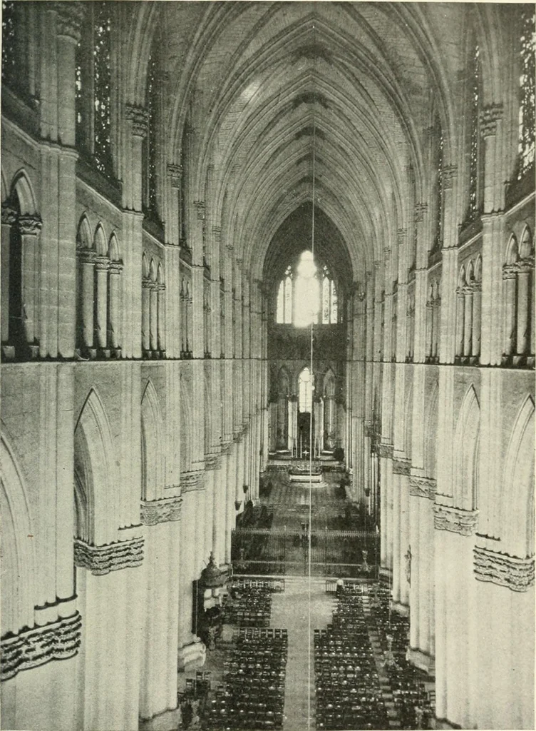 An illustration from Cathedrals and cloisters of the Isle de France, 1910, leaf 138