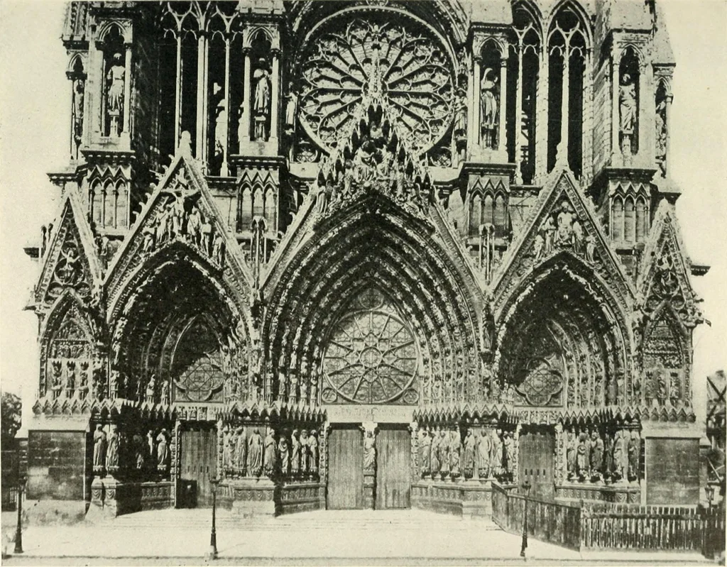 An illustration from Cathedrals and cloisters of the Isle de France, 1910, leaf 144