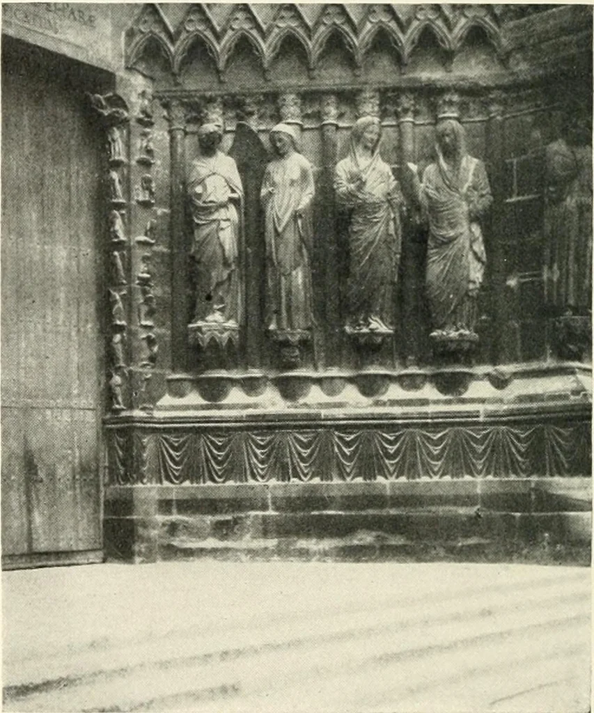 An illustration from Cathedrals and cloisters of the Isle de France, 1910, leaf 147