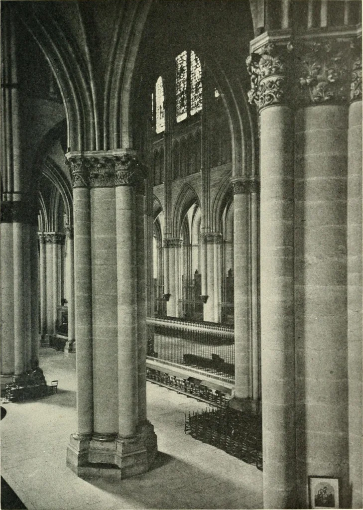 An illustration from Cathedrals and cloisters of the Isle de France, 1910, leaf 162