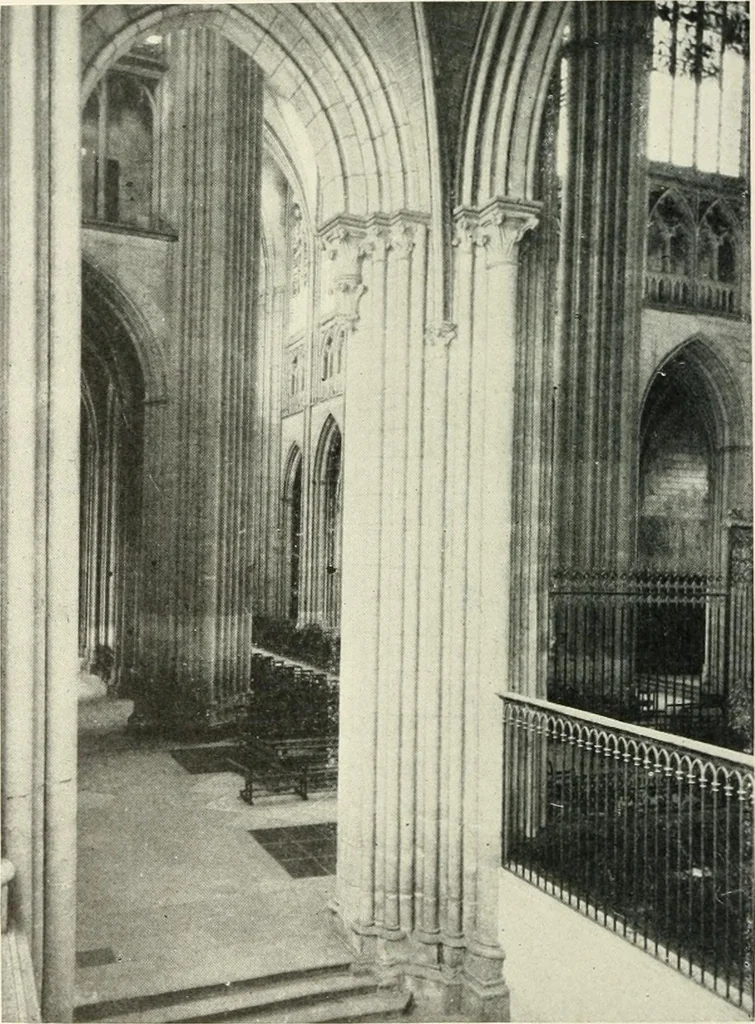 An illustration from Cathedrals and cloisters of the Isle de France, 1910, leaf 169
