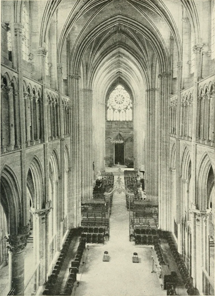 An illustration from Cathedrals and cloisters of the Isle de France, 1910, leaf 174