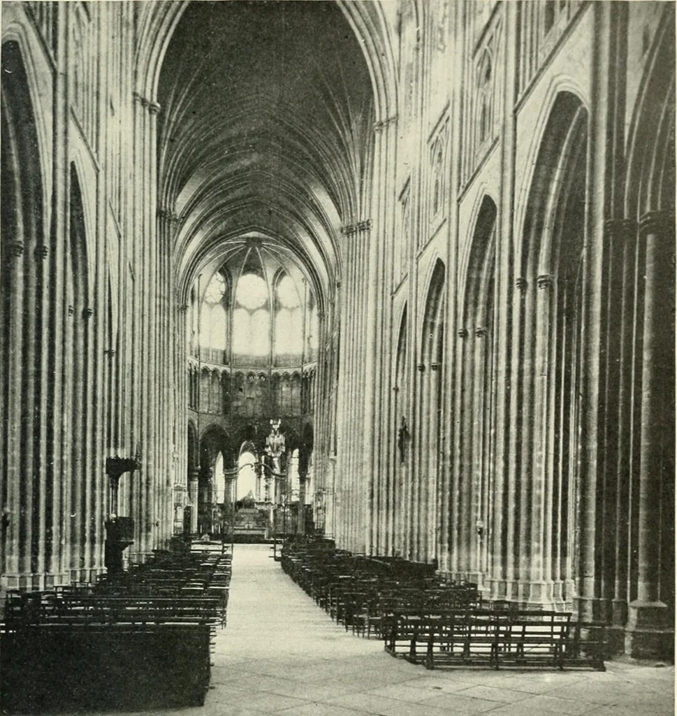 An illustration from Cathedrals and cloisters of the Isle de France, 1910, leaf 182