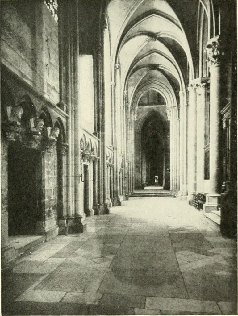 An illustration from Cathedrals and cloisters of the Isle de France, 1910, leaf 186