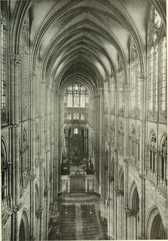 An illustration from Cathedrals and cloisters of the Isle de France, 1910, leaf 188