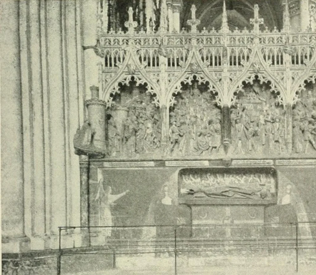 An illustration from Cathedrals and cloisters of the Isle de France, 1910, leaf 206