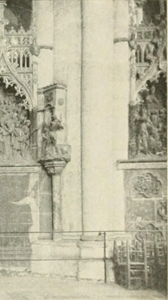 An illustration from Cathedrals and cloisters of the Isle de France, 1910, leaf 206