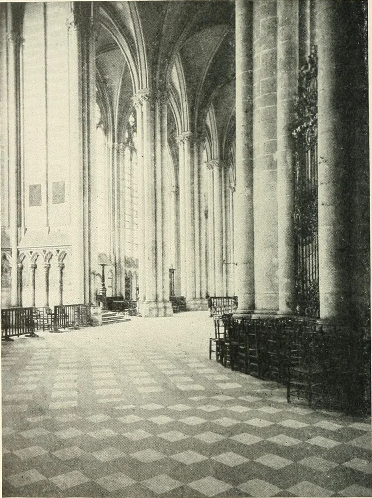 An illustration from Cathedrals and cloisters of the Isle de France, 1910, leaf 223