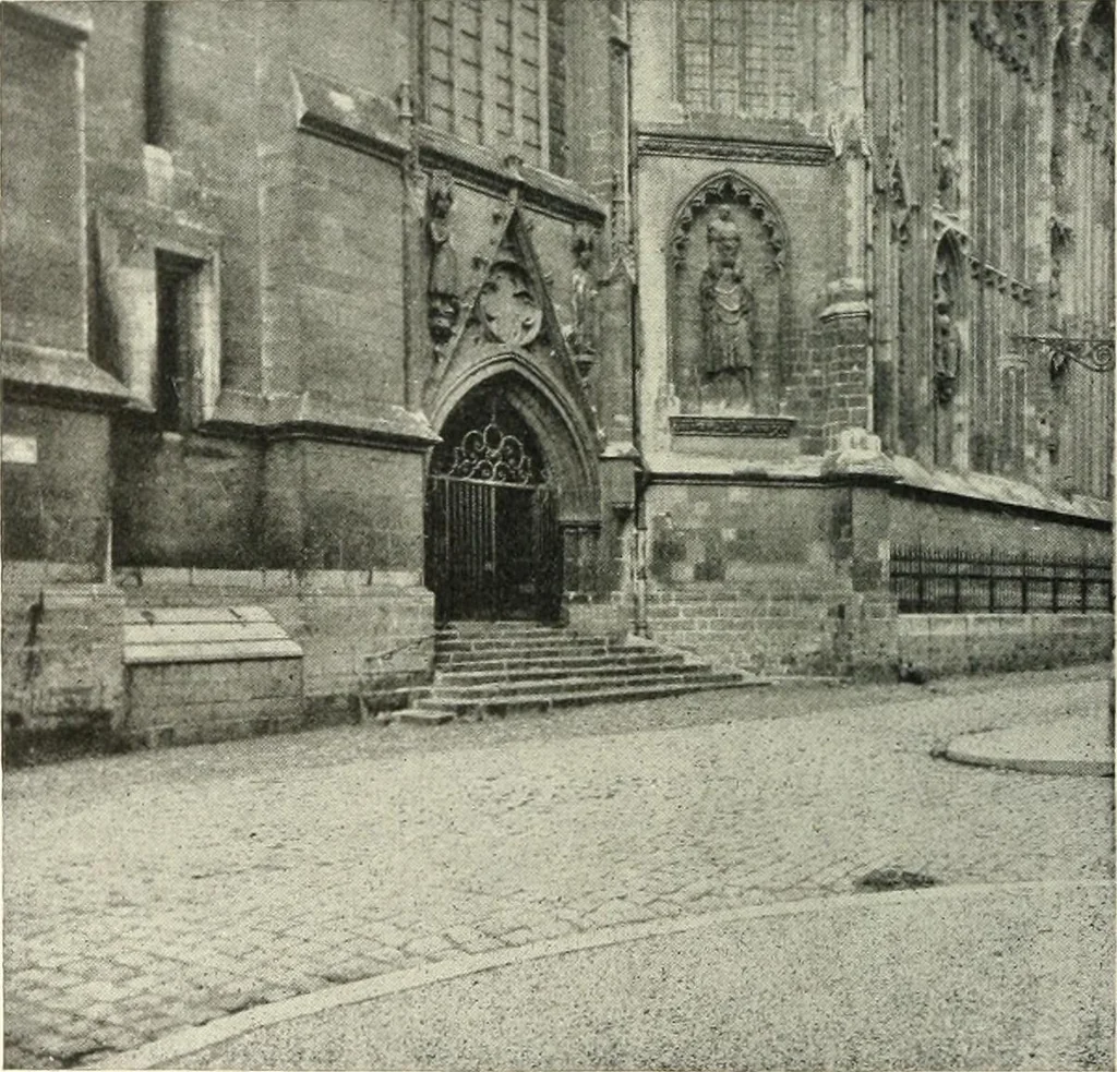 An illustration from Cathedrals and cloisters of the Isle de France, 1910, leaf 233