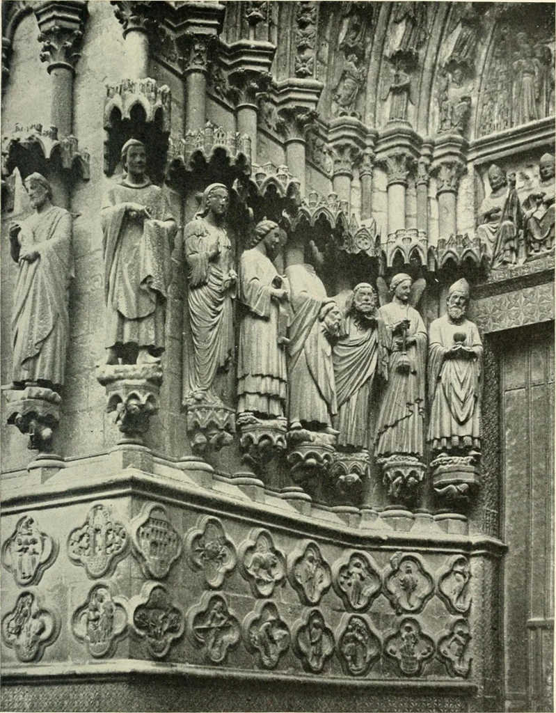 An illustration from Cathedrals and cloisters of the Isle de France, 1910, leaf 240