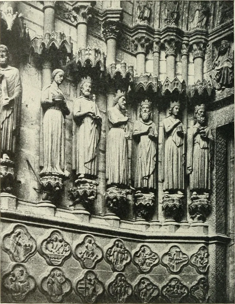 An illustration from Cathedrals and cloisters of the Isle de France, 1910, leaf 245