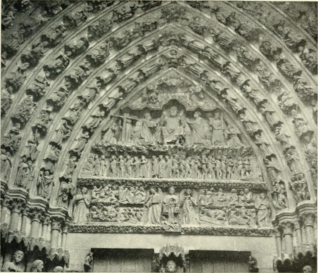An illustration from Cathedrals and cloisters of the Isle de France, 1910, leaf 248