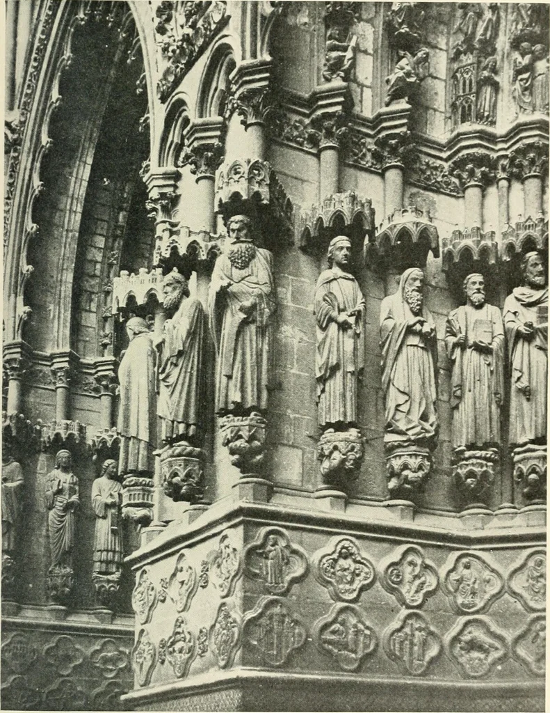 An illustration from Cathedrals and cloisters of the Isle de France, 1910, leaf 250