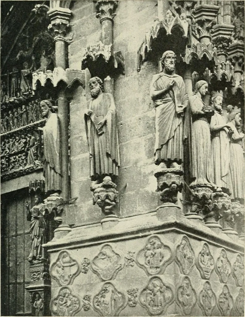 An illustration from Cathedrals and cloisters of the Isle de France, 1910, leaf 254