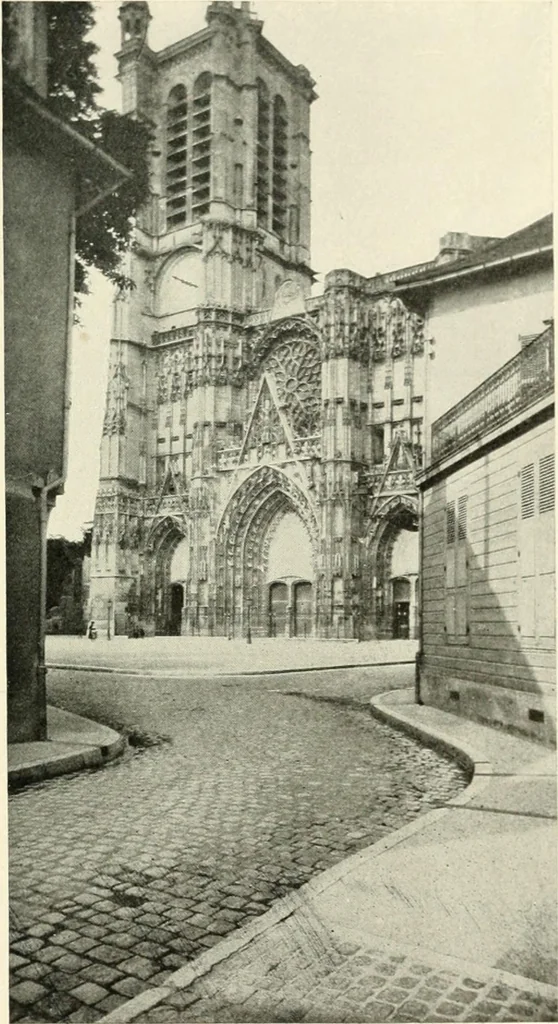 An illustration from Cathedrals and cloisters of the Isle de France, 1910, leaf 268