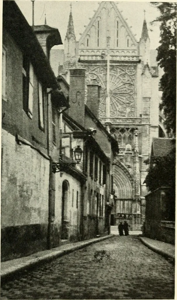 An illustration from Cathedrals and cloisters of the Isle de France, 1910, leaf 270