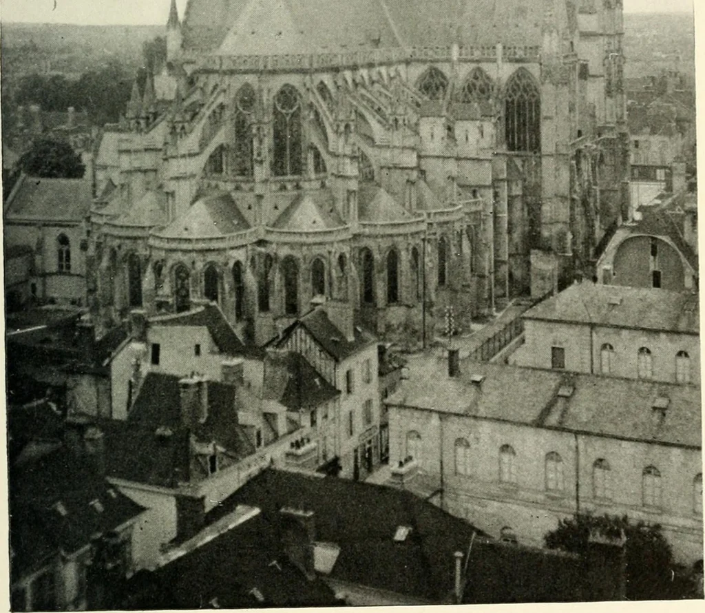 An illustration from Cathedrals and cloisters of the Isle de France, 1910, leaf 272