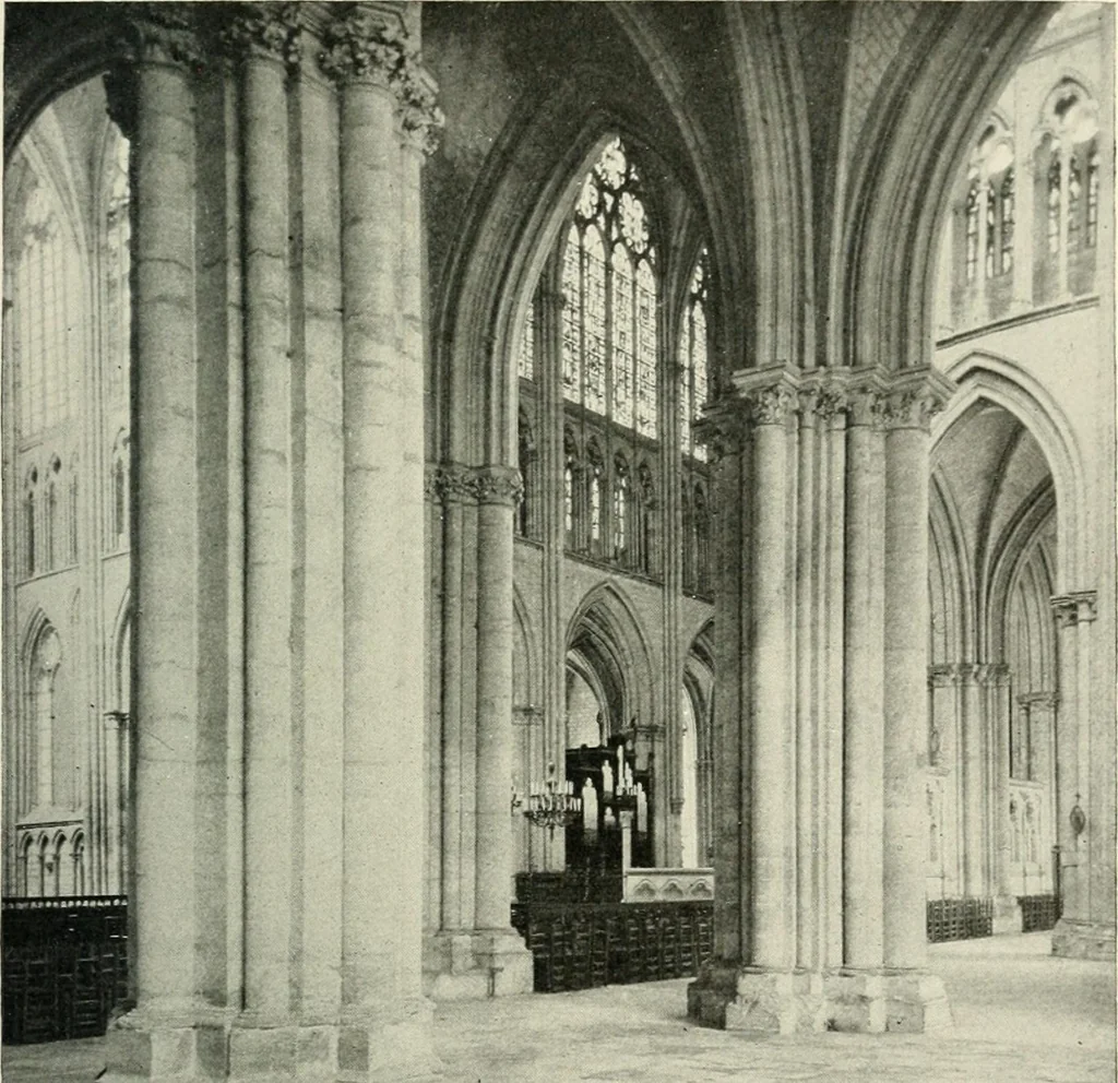 An illustration from Cathedrals and cloisters of the Isle de France, 1910, leaf 276