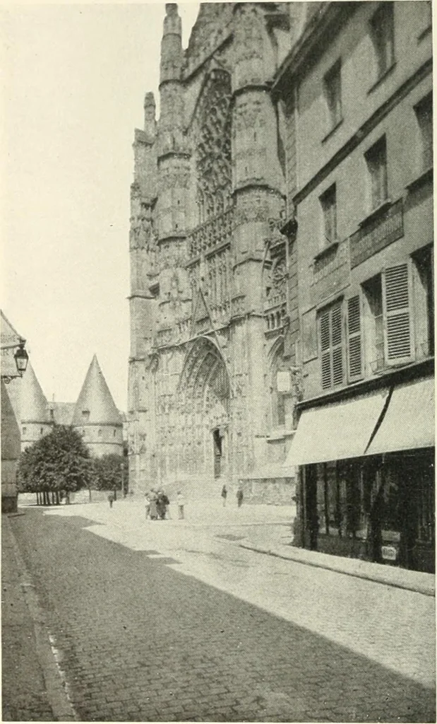 An illustration from Cathedrals and cloisters of the Isle de France, 1910, leaf 299