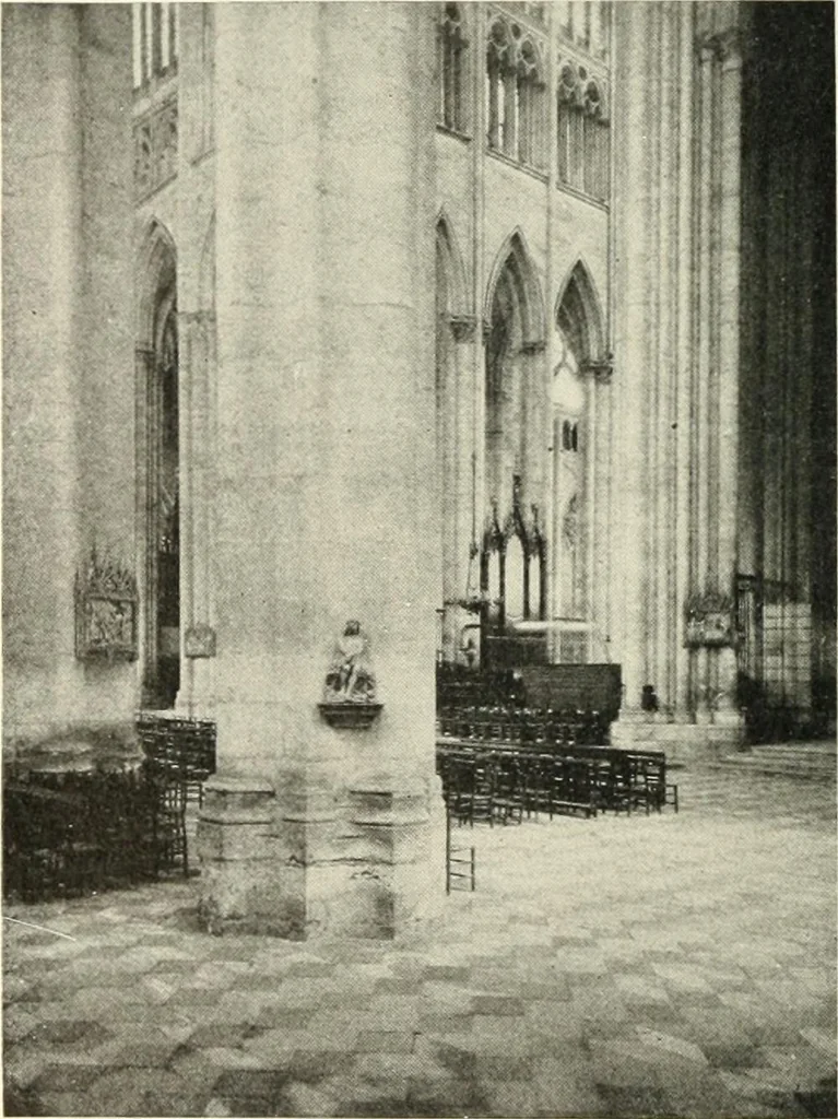 An illustration from Cathedrals and cloisters of the Isle de France, 1910, leaf 303