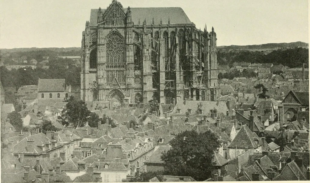 An illustration from Cathedrals and cloisters of the Isle de France, 1910, leaf 306