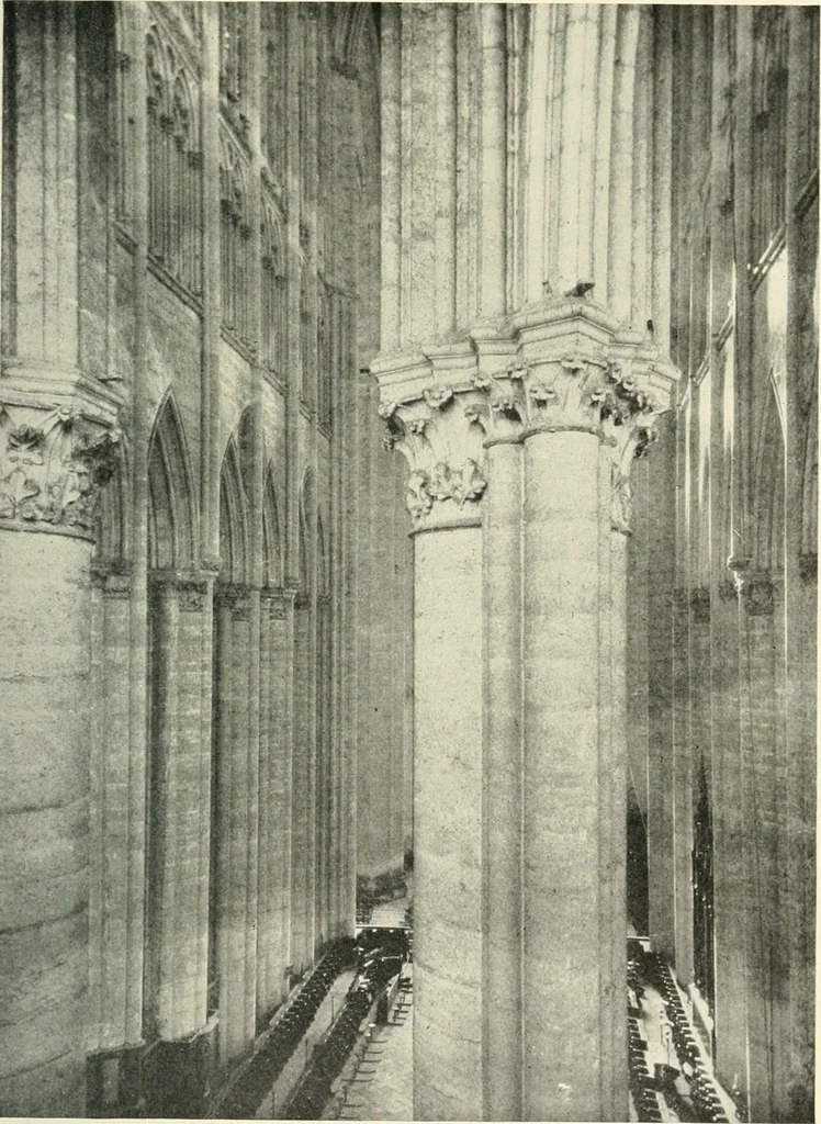 An illustration from Cathedrals and cloisters of the Isle de France, 1910, leaf 312