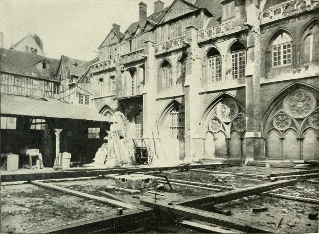 An illustration from Cathedrals and cloisters of the Isle de France, 1910, leaf 350