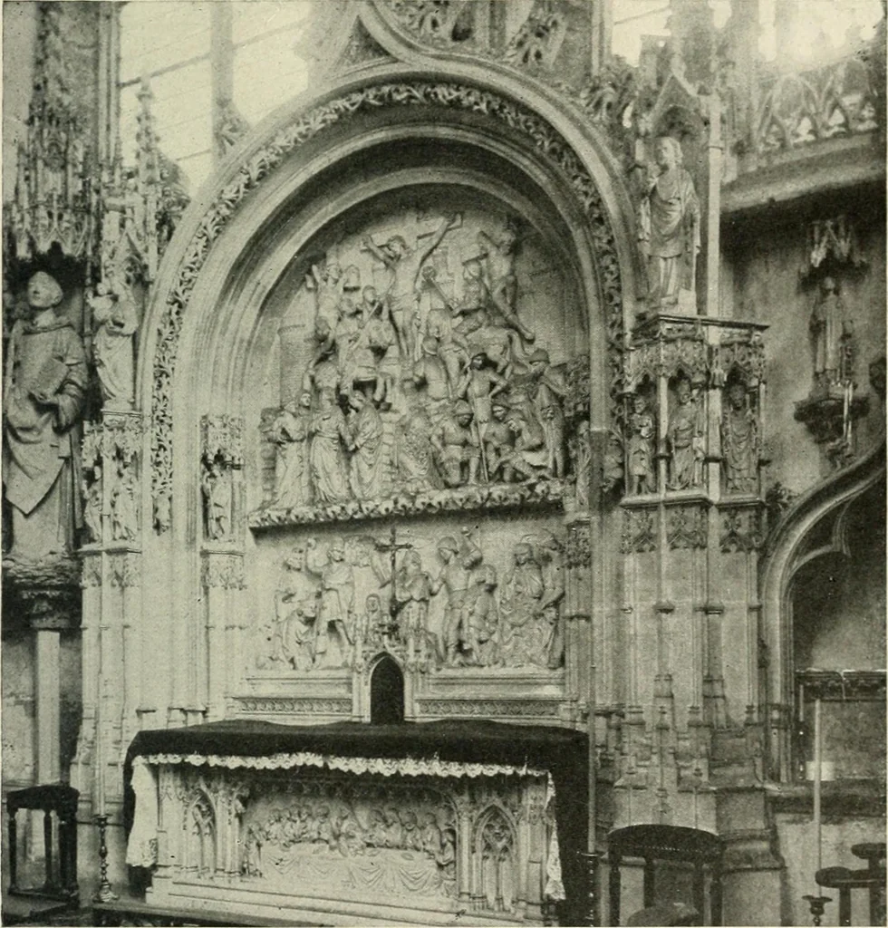 An illustration from Cathedrals and cloisters of the Isle de France, 1910, leaf 368