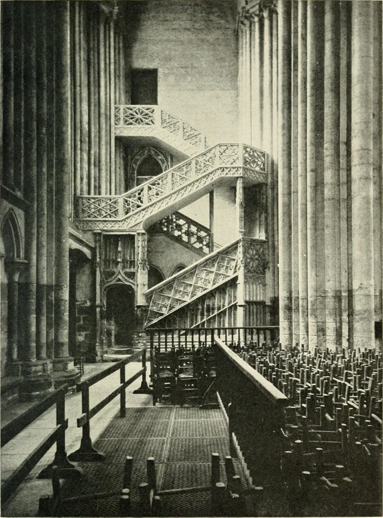 An illustration from Cathedrals and cloisters of the Isle de France, 1910, leaf 370
