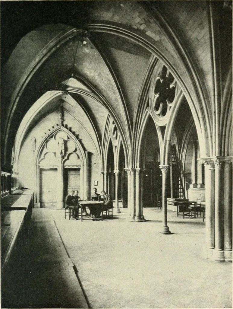 An illustration from Cathedrals and cloisters of the Isle de France, 1910, leaf 372