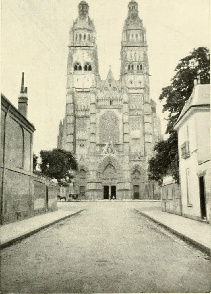 An illustration from Cathedrals and cloisters of the Isle de France, 1910, leaf 388