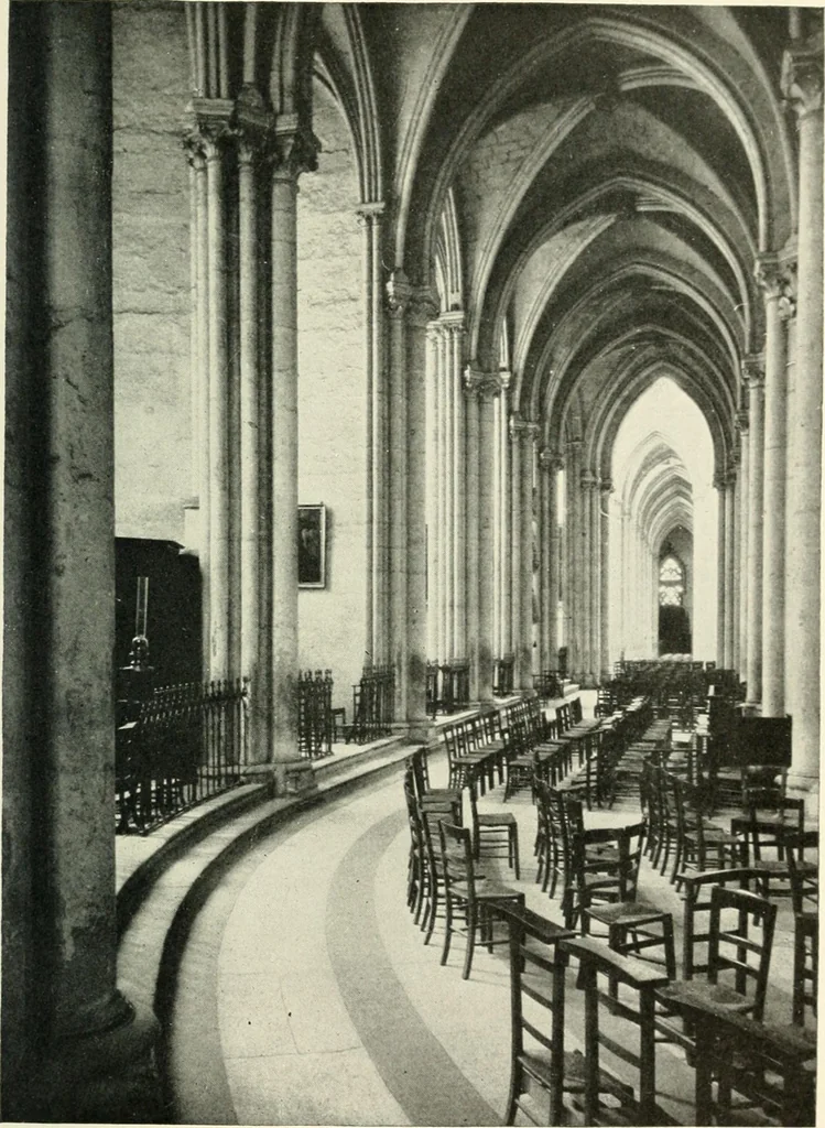 An illustration from Cathedrals and cloisters of the Isle de France, 1910, leaf 398