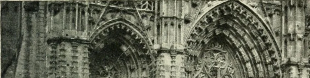 An illustration from Cathedrals and cloisters of the Isle de France, 1910, leaf 402